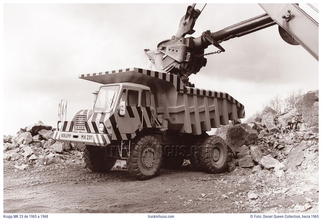 Krupp MK 23 de 1965 a 1968 Foto hacia 1965