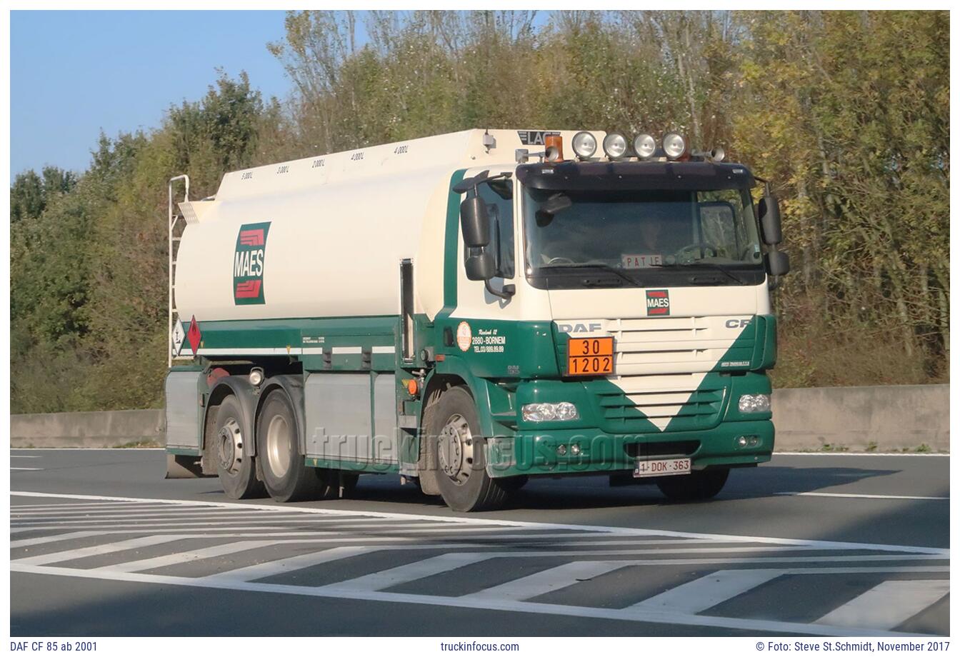 DAF CF 85 ab 2001 Foto November 2017