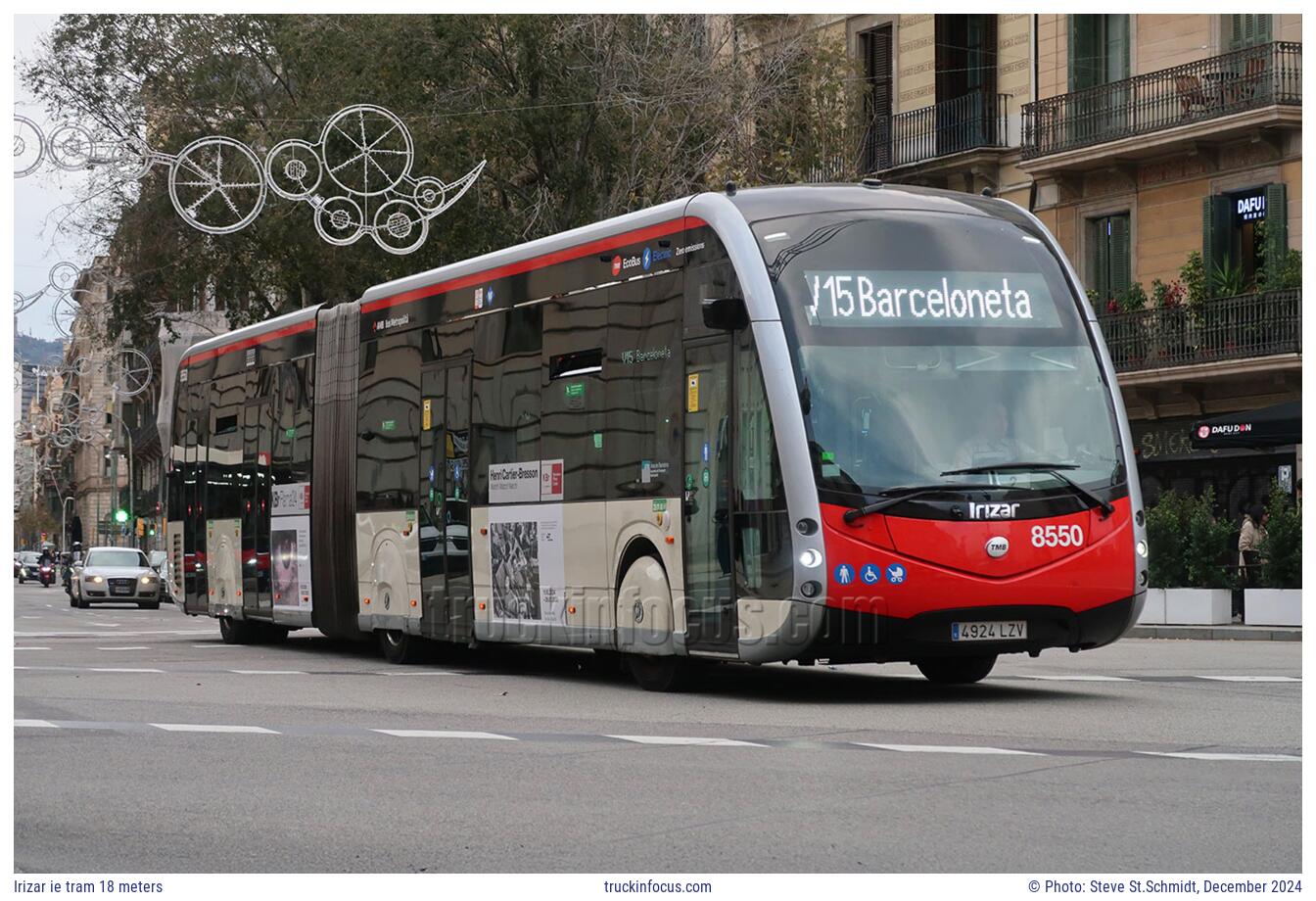 Irizar ie tram 18 meters Photo December 2024