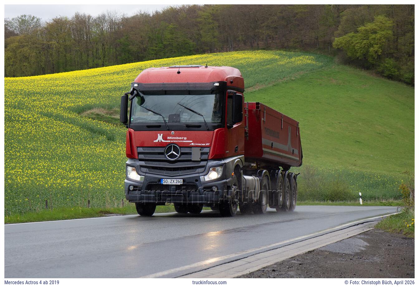 Mercedes Actros 4 ab 2019 Foto April 2026