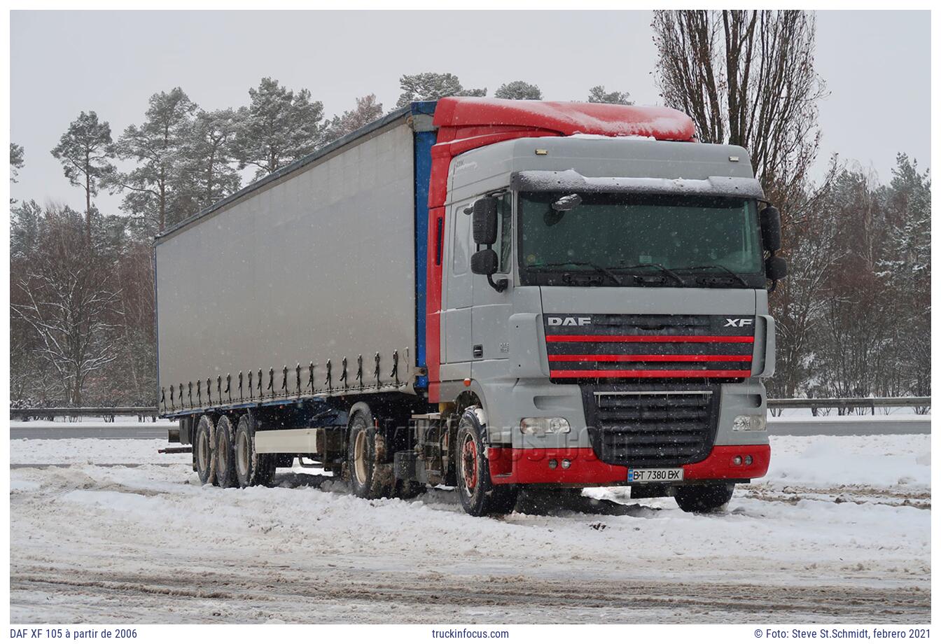 DAF XF 105 à partir de 2006 Foto febrero 2021