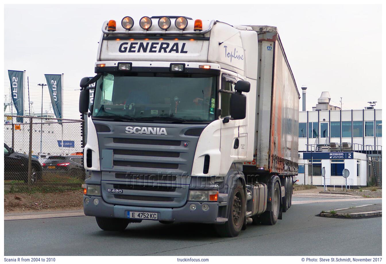 Scania R from 2004 to 2010 Photo November 2017