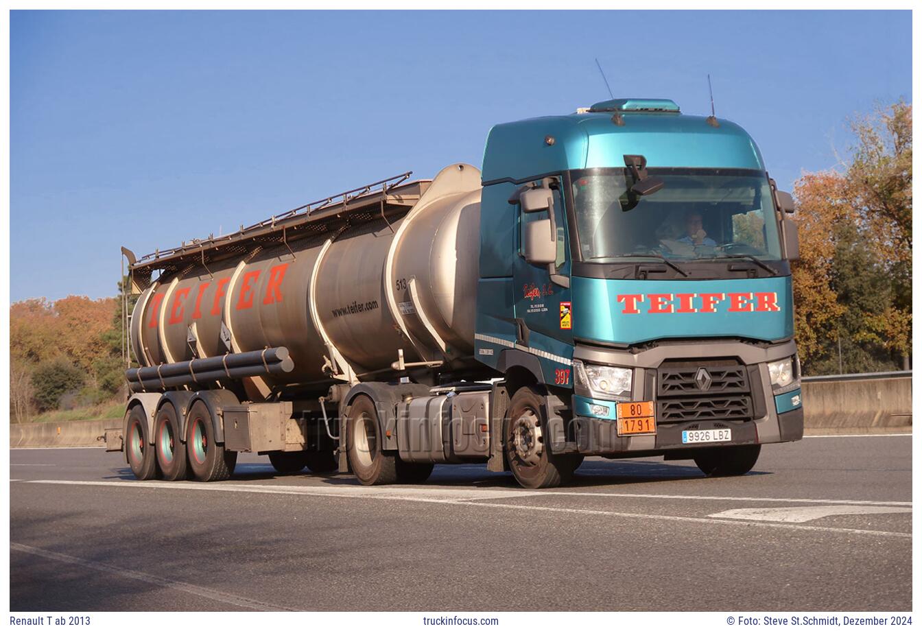Renault T ab 2013 Foto Dezember 2024