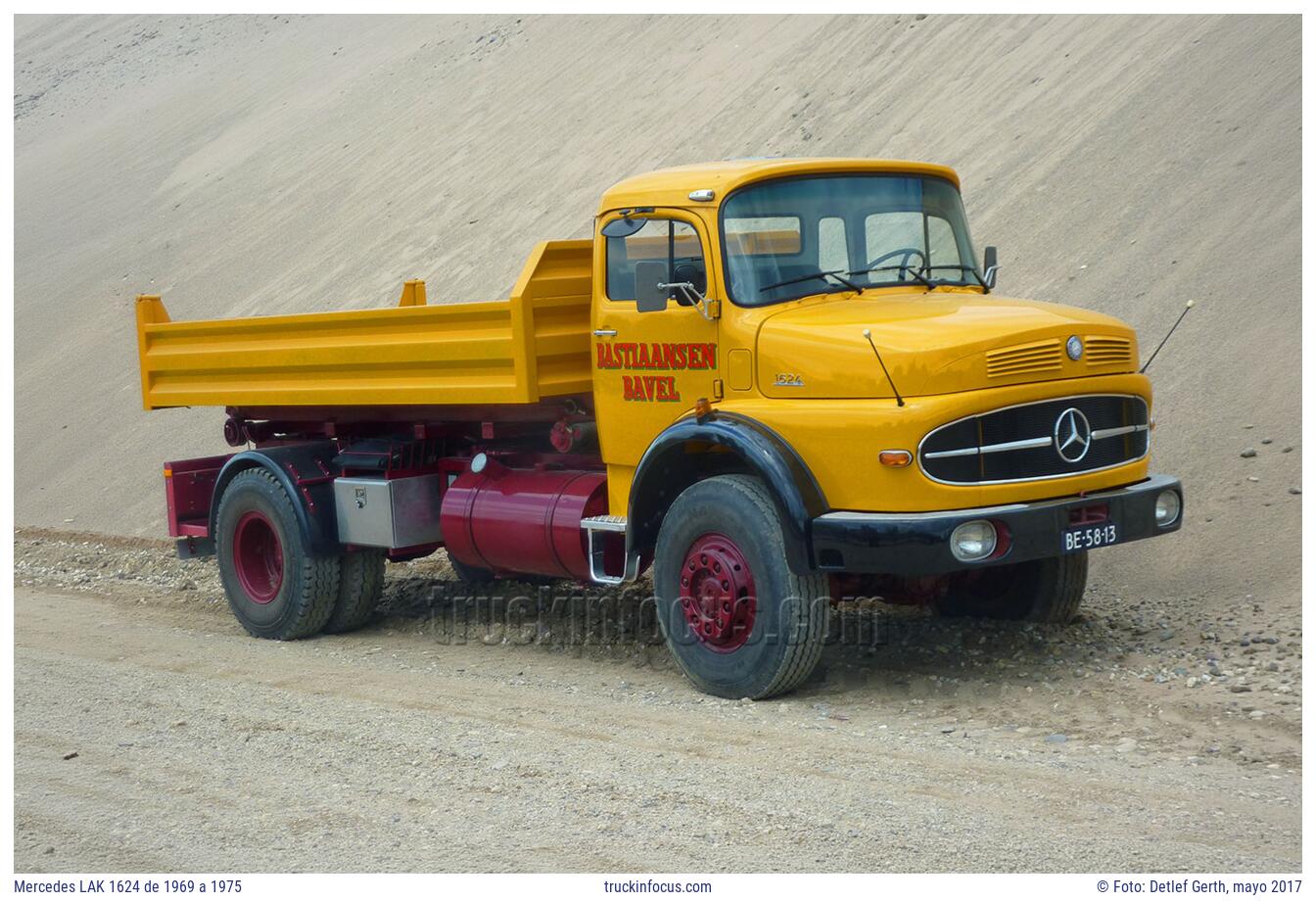 Mercedes LAK 1624 de 1969 a 1975 Foto mayo 2017