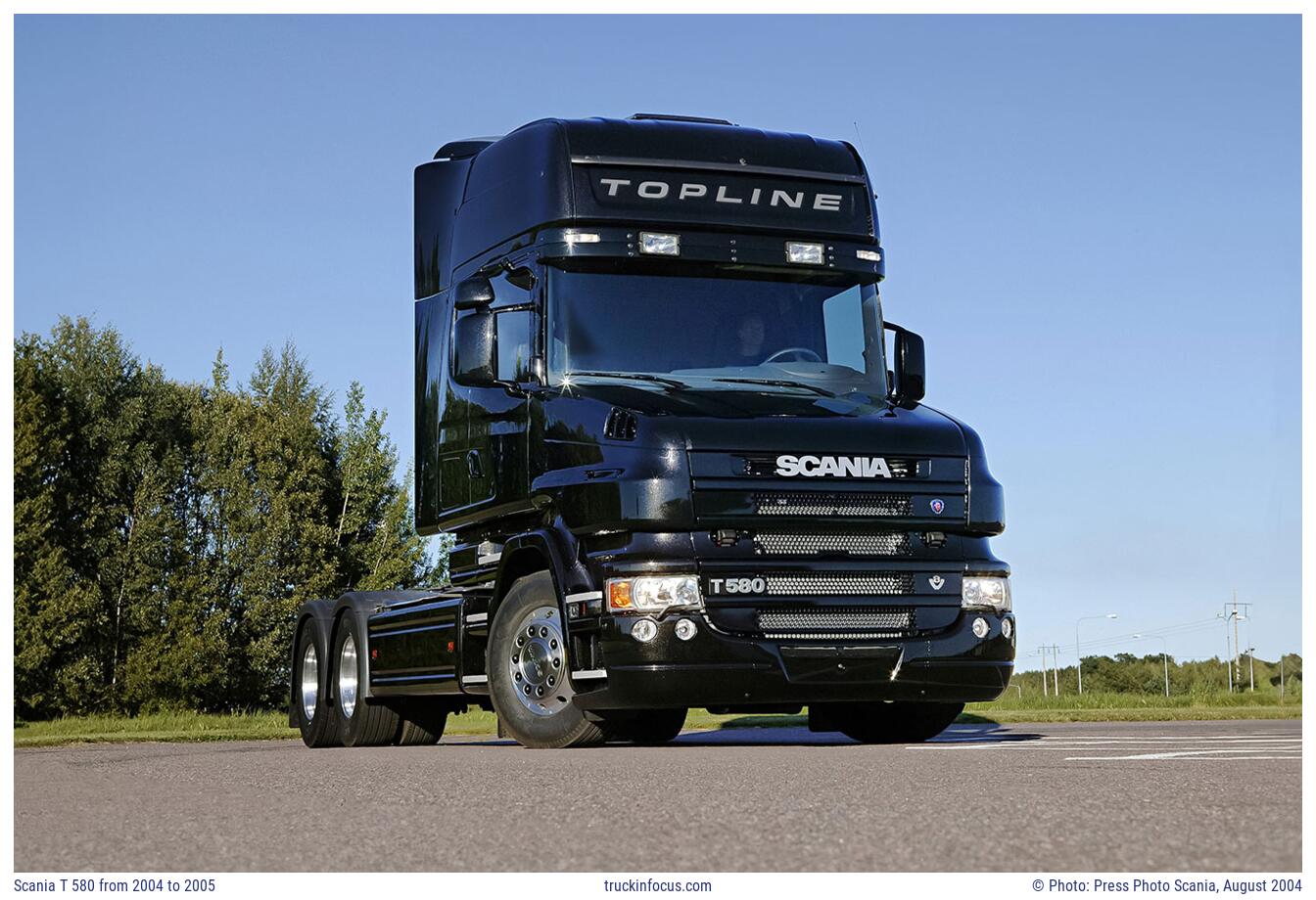 Scania T 580 from 2004 to 2005 Photo August 2004