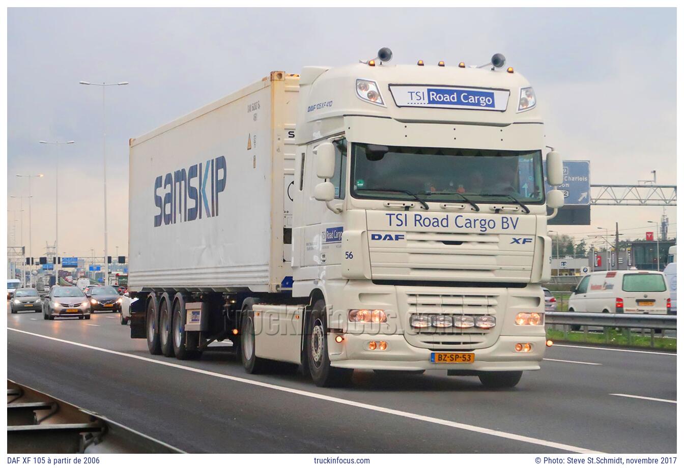 DAF XF 105 à partir de 2006 Photo novembre 2017