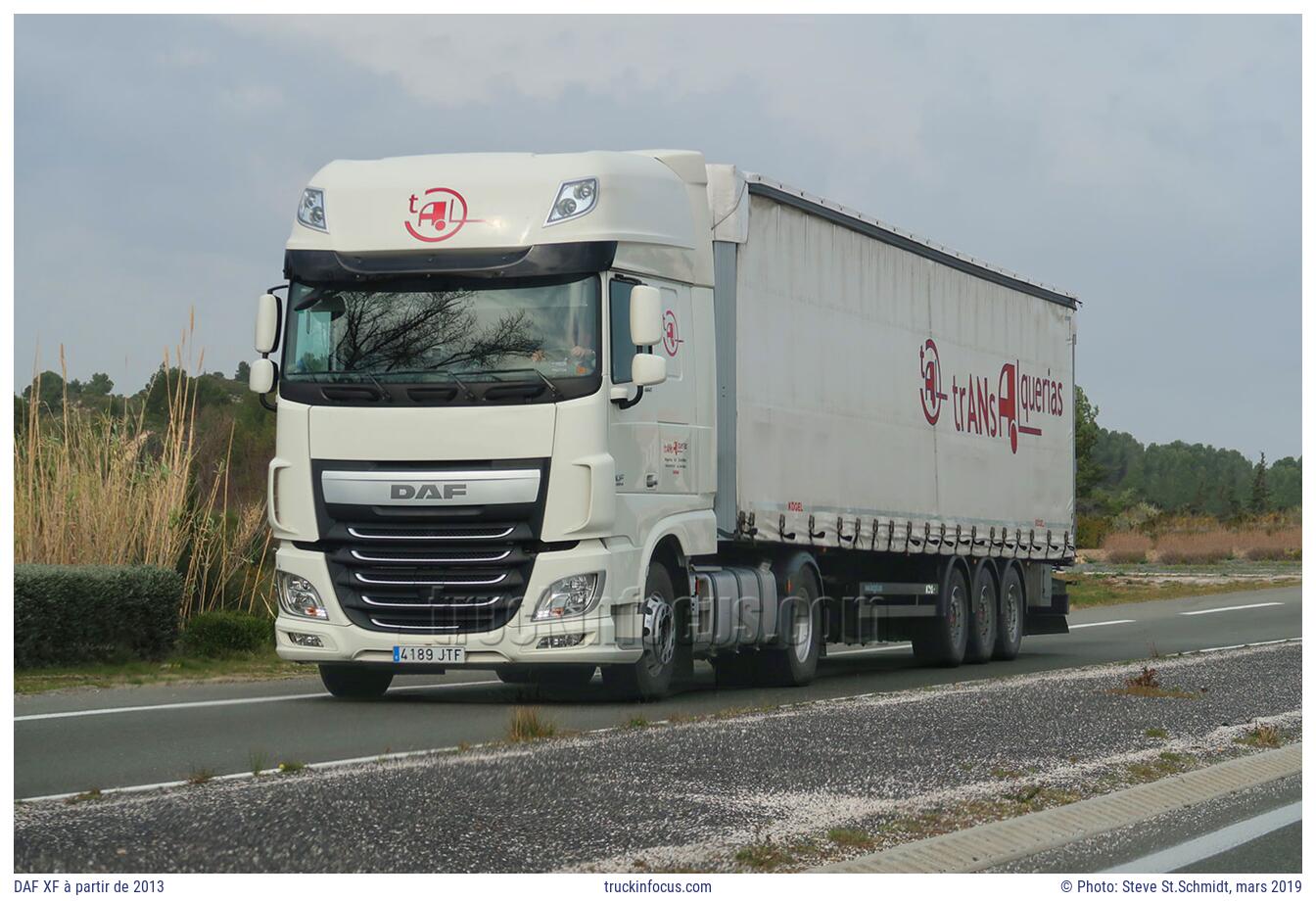 DAF XF à partir de 2013 Photo mars 2019