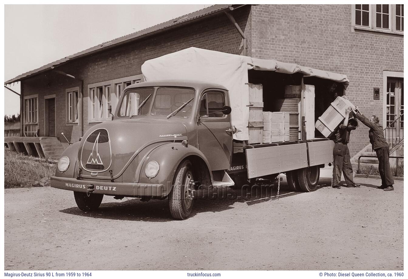 Magirus-Deutz Sirius 90 L from 1959 to 1964 Photo ca. 1960