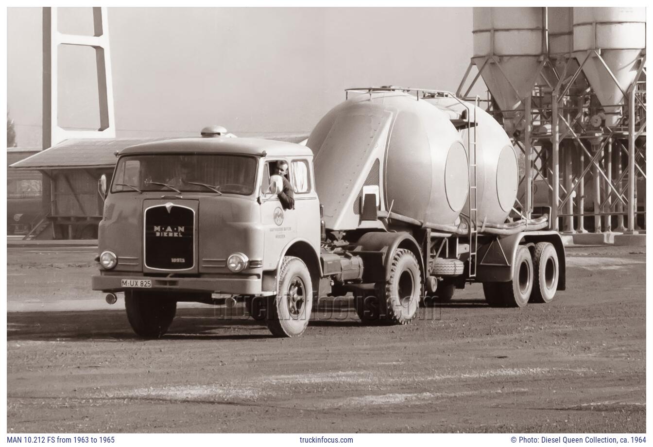MAN 10.212 FS from 1963 to 1965 Photo ca. 1964