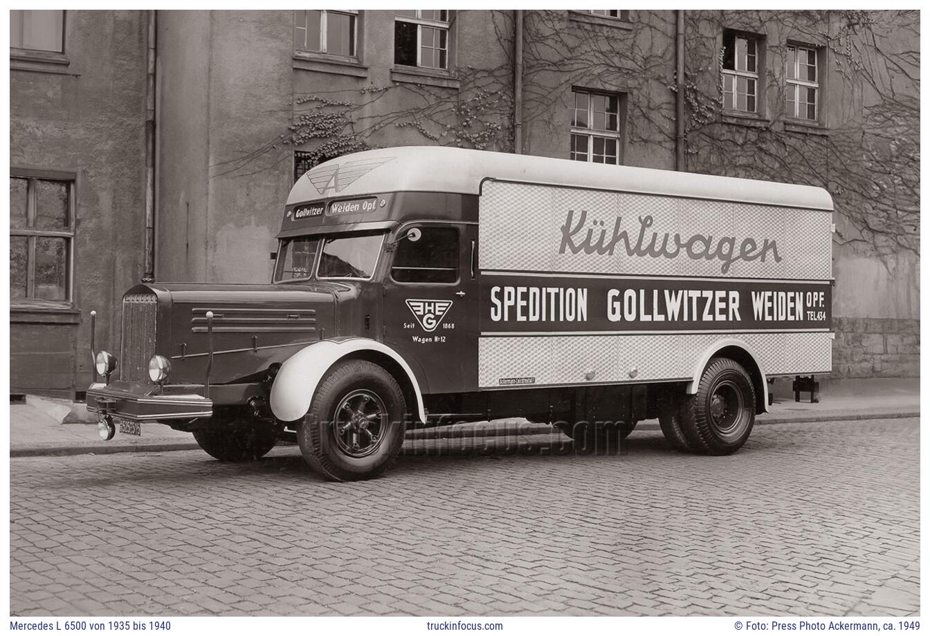 Mercedes L 6500 von 1935 bis 1940 Foto ca. 1949