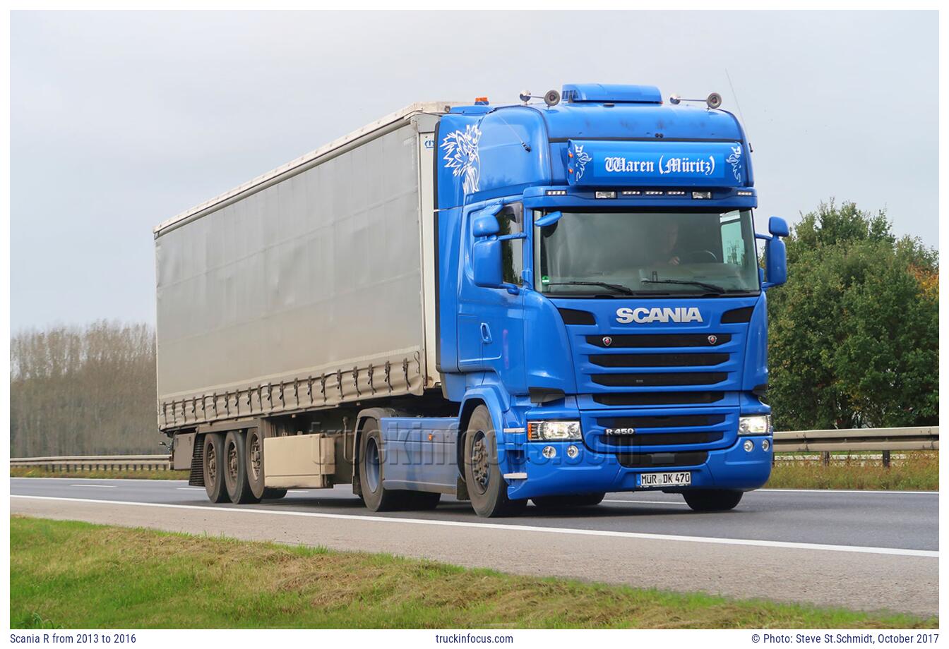 Scania R from 2013 to 2016 Photo October 2017