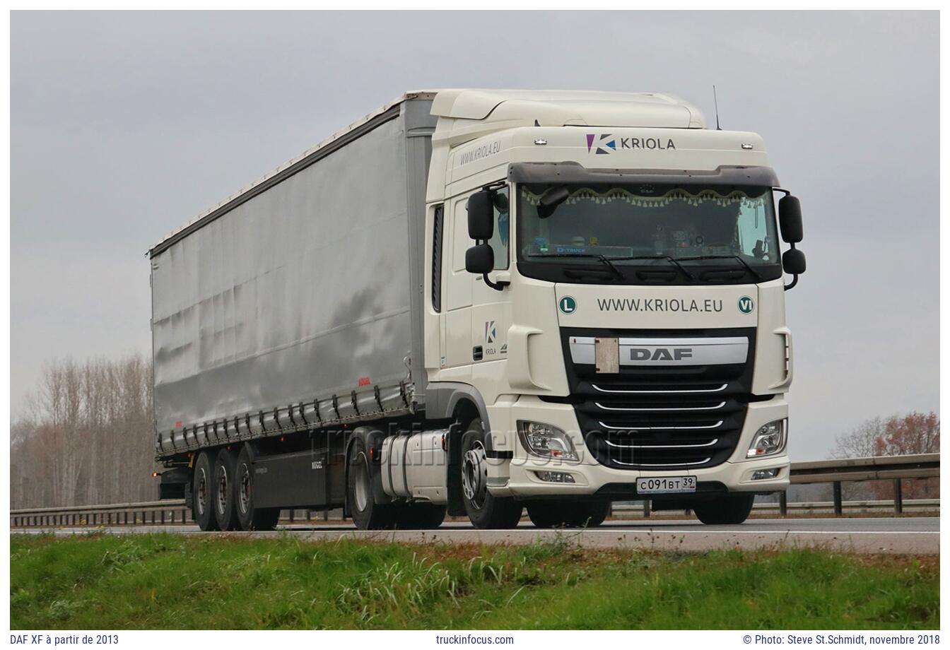 DAF XF à partir de 2013 Photo novembre 2018