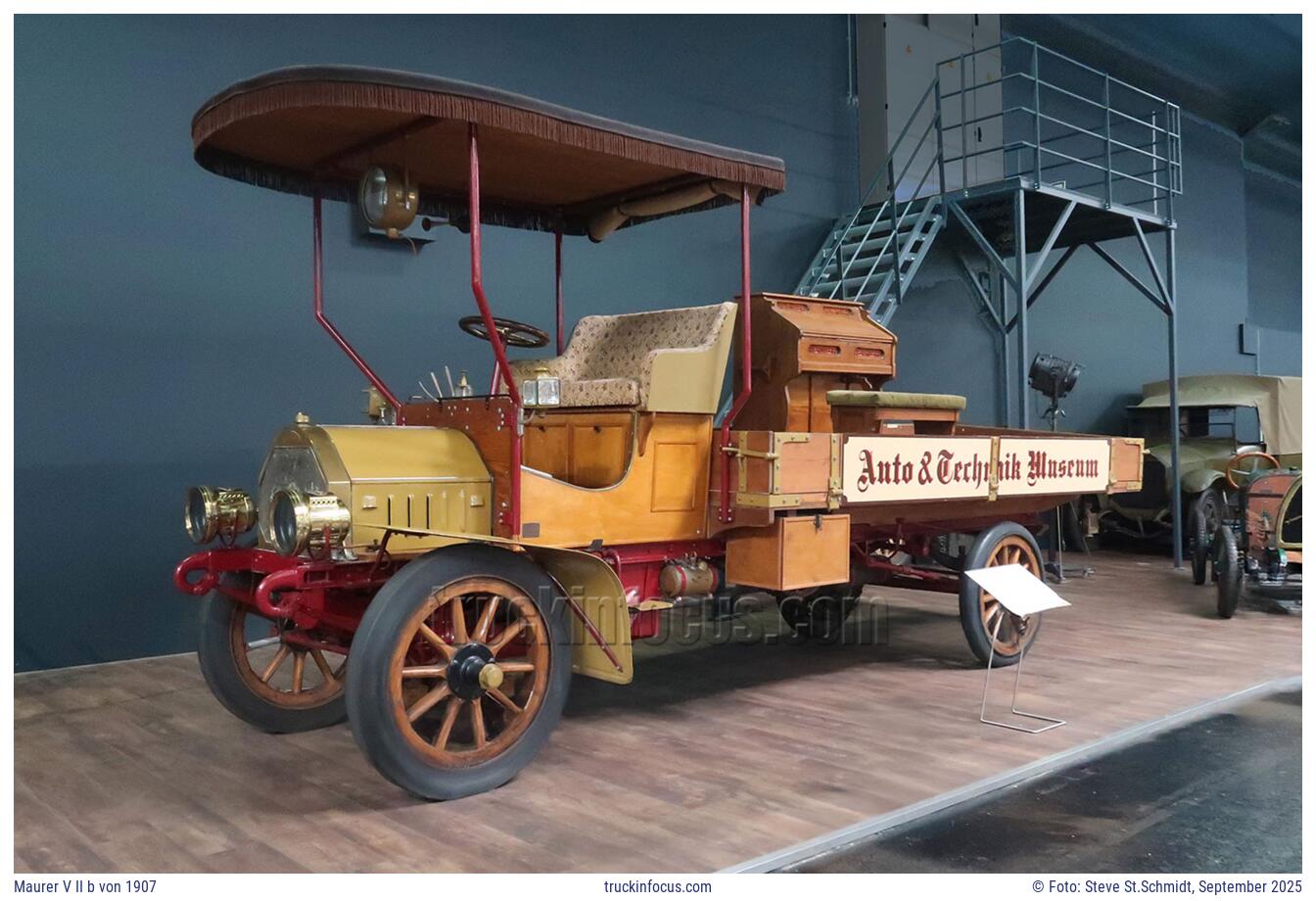 Maurer V II b von 1907 Foto September 2025