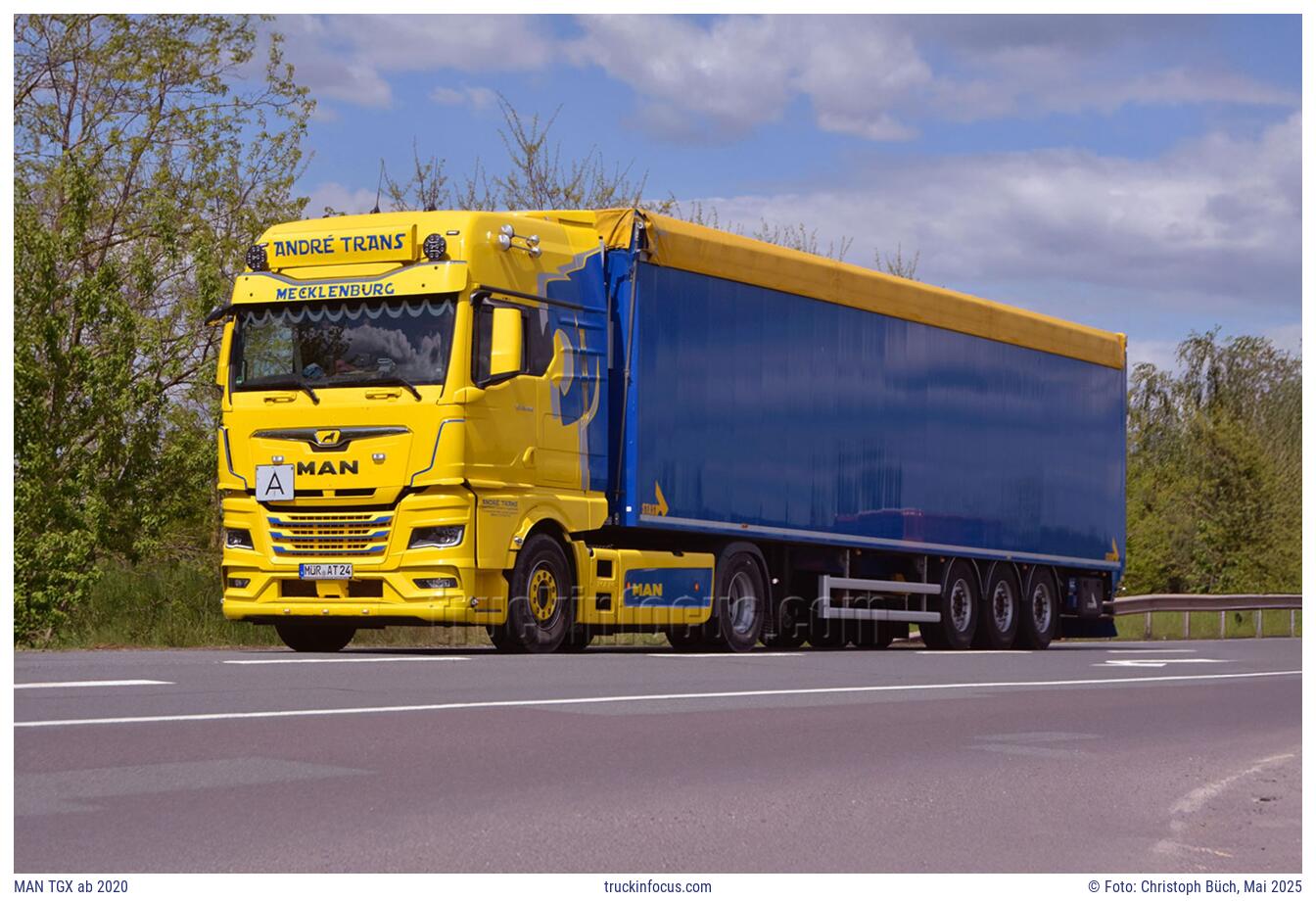 MAN TGX ab 2020 Foto Mai 2025