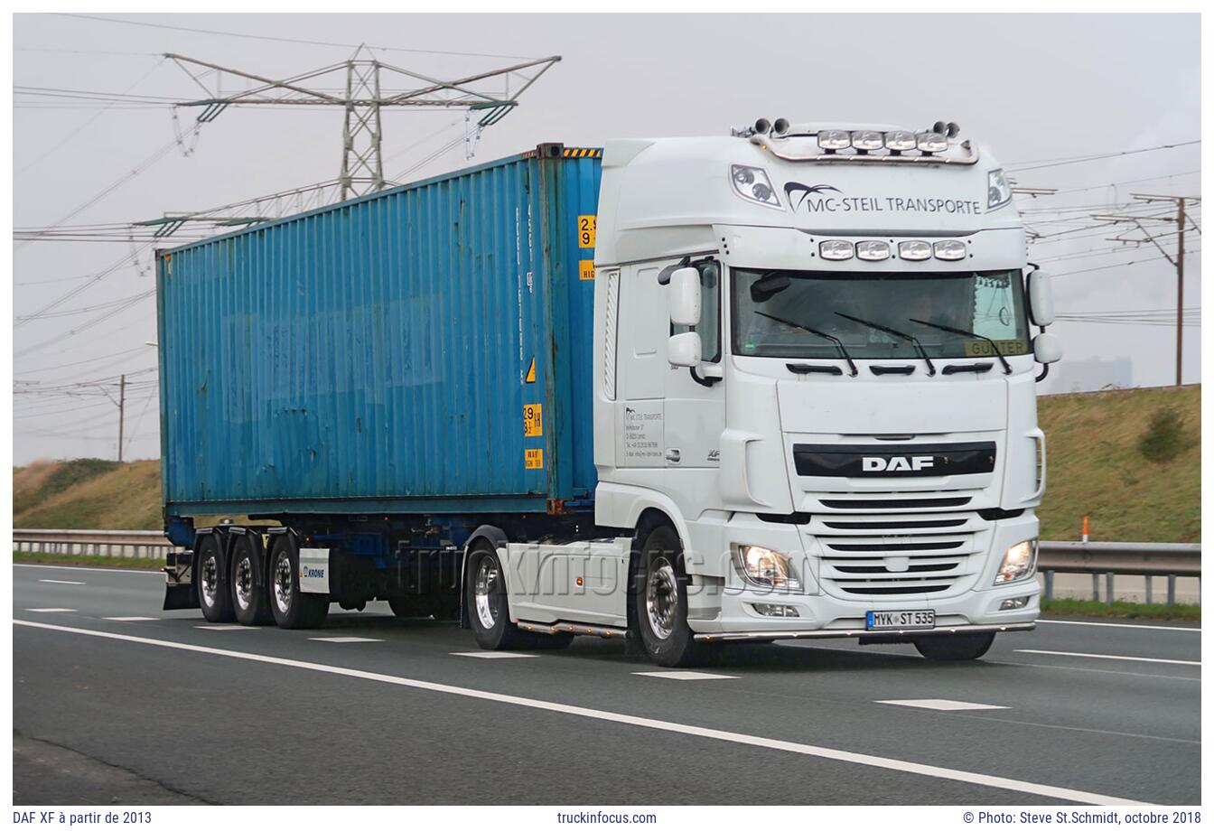 DAF XF à partir de 2013 Photo octobre 2018