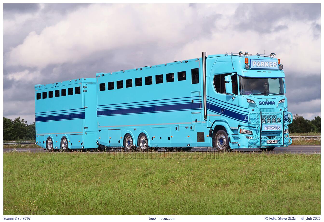 Scania S ab 2016 Foto Juli 2026