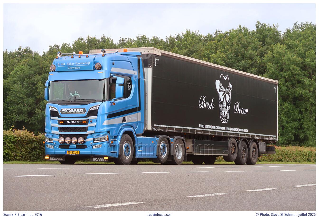 Scania R à partir de 2016 Photo juillet 2025