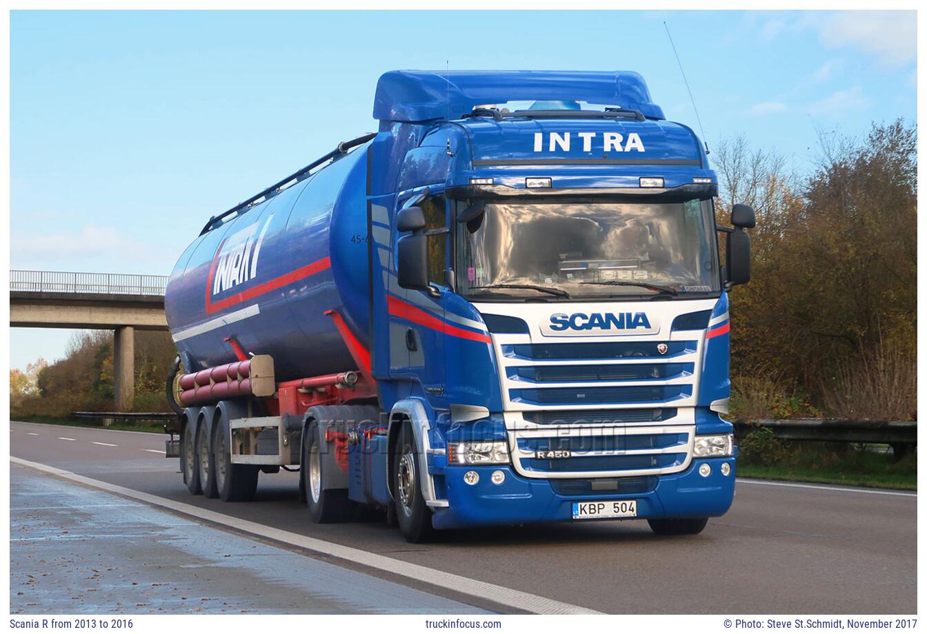 Scania R from 2013 to 2016 Photo November 2017