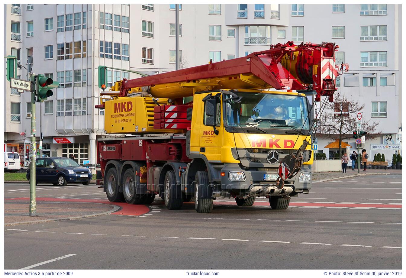 Mercedes Actros 3 à partir de 2009 Photo janvier 2019