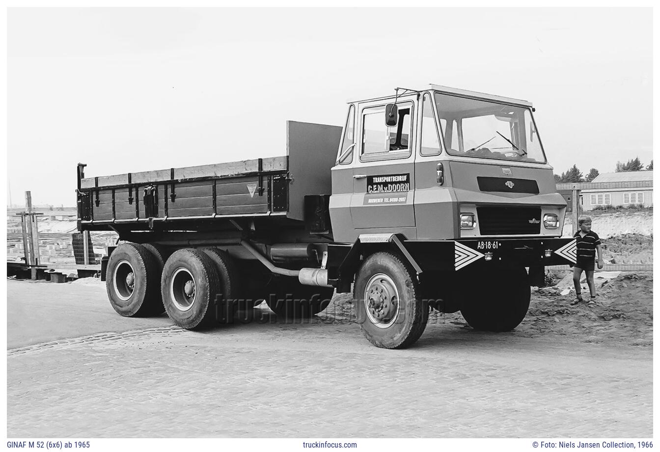 GINAF M 52 (6x6) ab 1965 Foto 1966