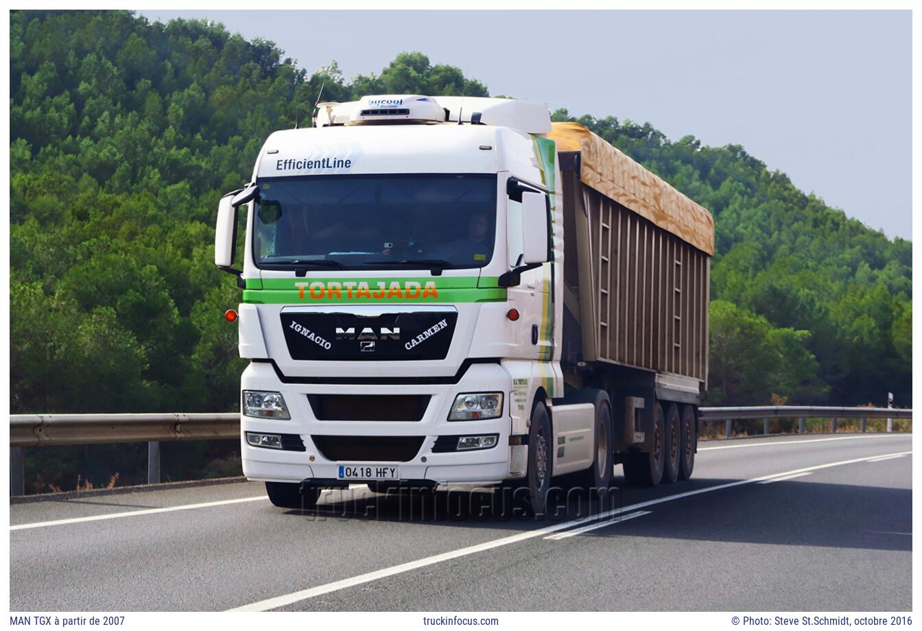 MAN TGX à partir de 2007 Photo octobre 2016