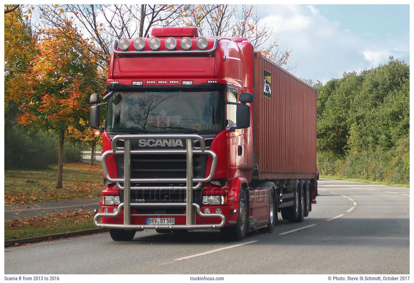 Scania R from 2013 to 2016 Photo October 2017