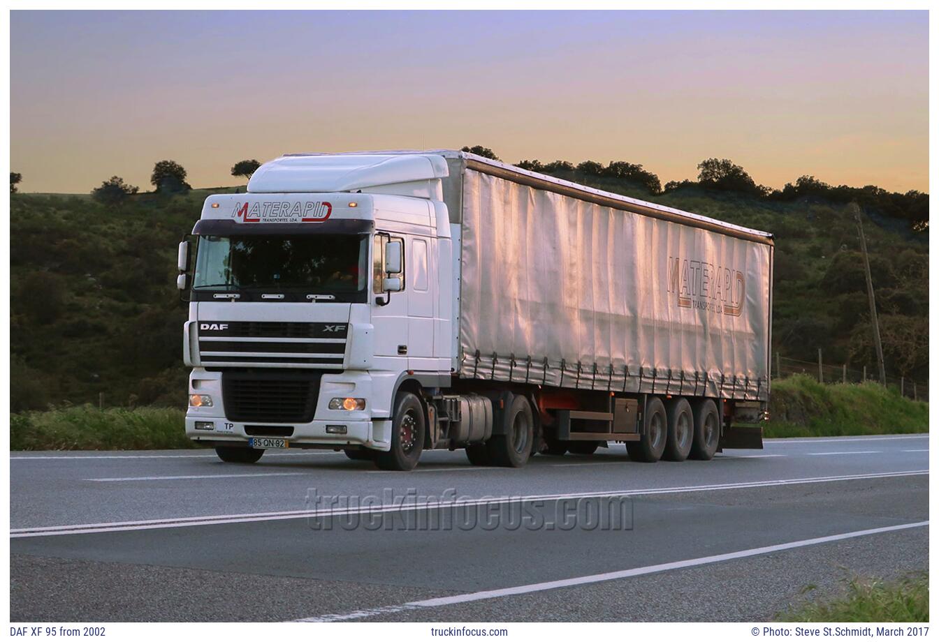 DAF XF 95 from 2002 Photo March 2017