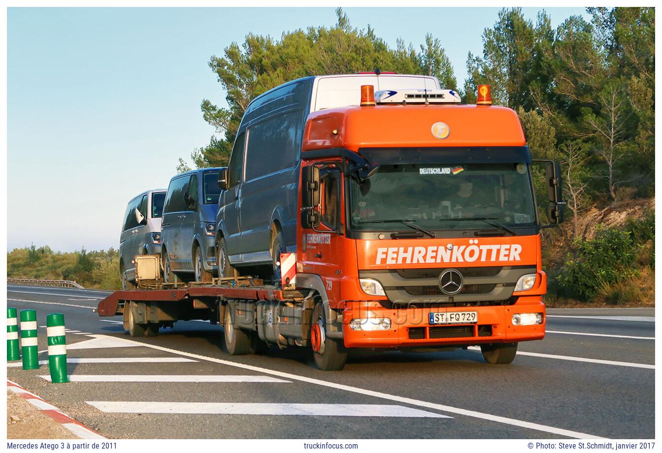 Mercedes Atego 3 à partir de 2011 Photo janvier 2017