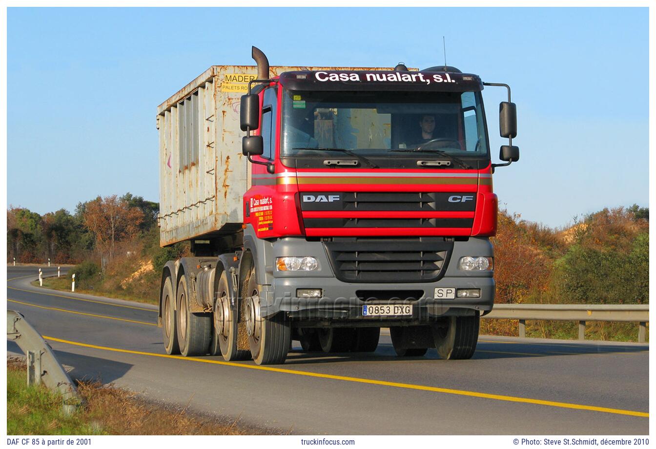 DAF CF 85 à partir de 2001 Photo décembre 2010