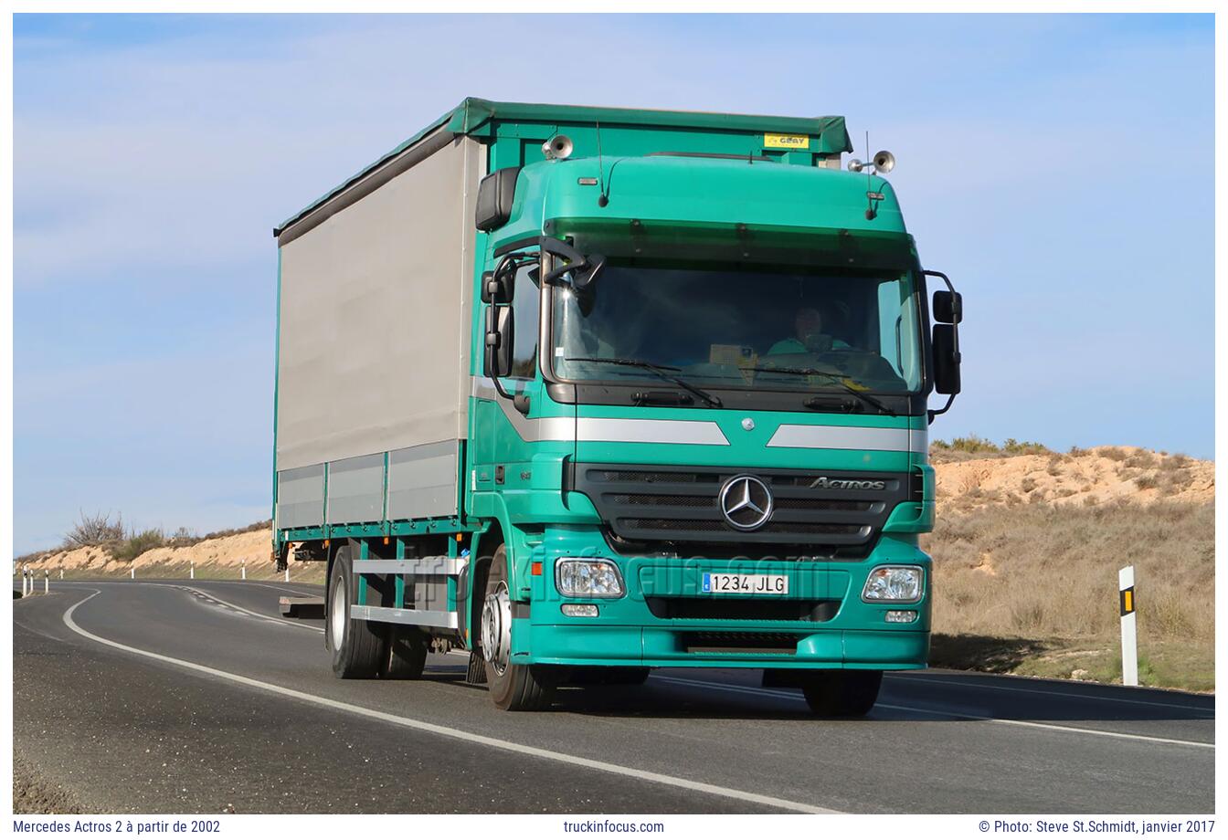 Mercedes Actros 2 à partir de 2002 Photo janvier 2017