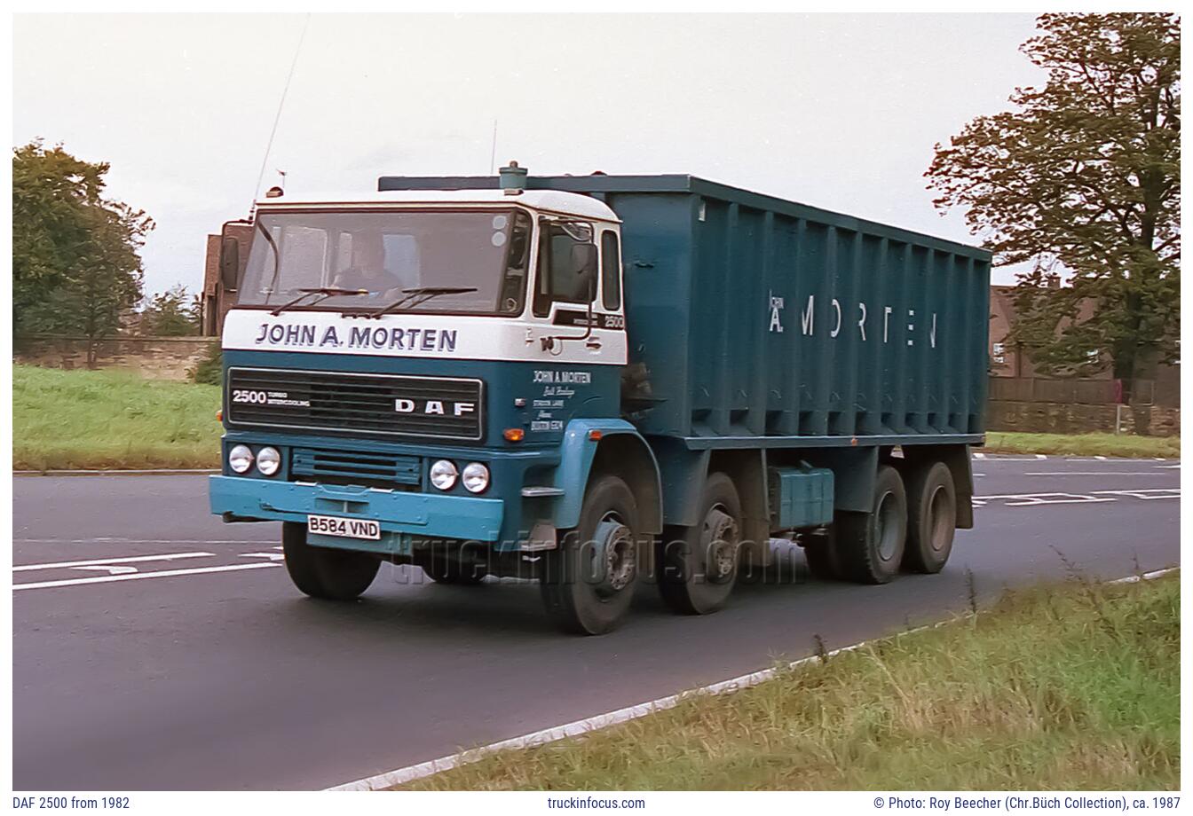 DAF 2500 from 1982 Photo ca. 1987