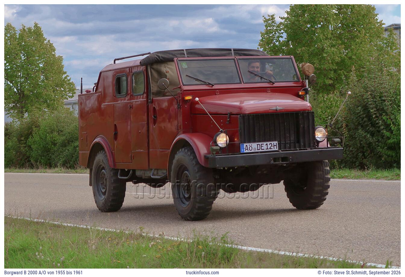 Borgward B 2000 A/O von 1955 bis 1961 Foto September 2026