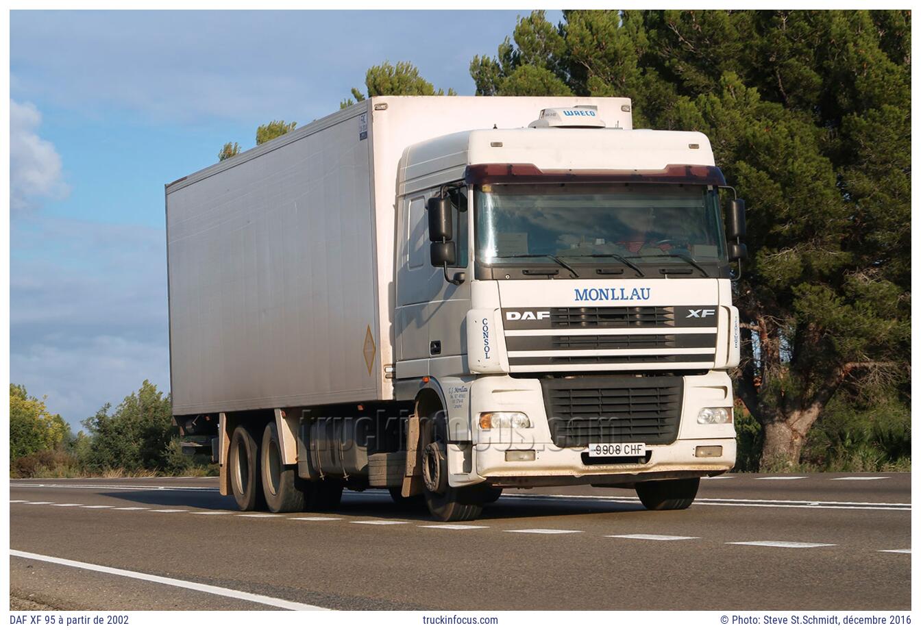 DAF XF 95 à partir de 2002 Photo décembre 2016