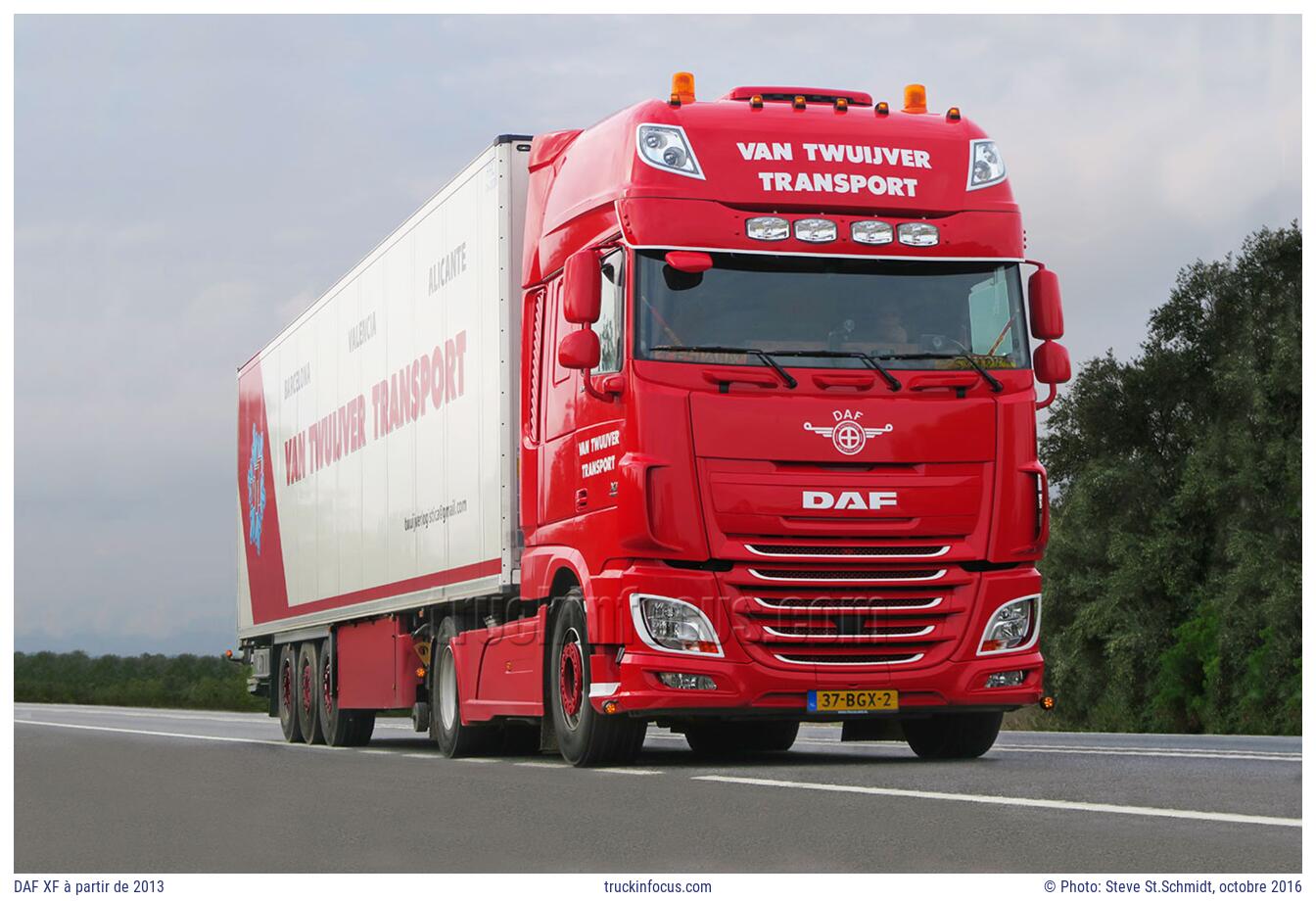 DAF XF à partir de 2013 Photo octobre 2016