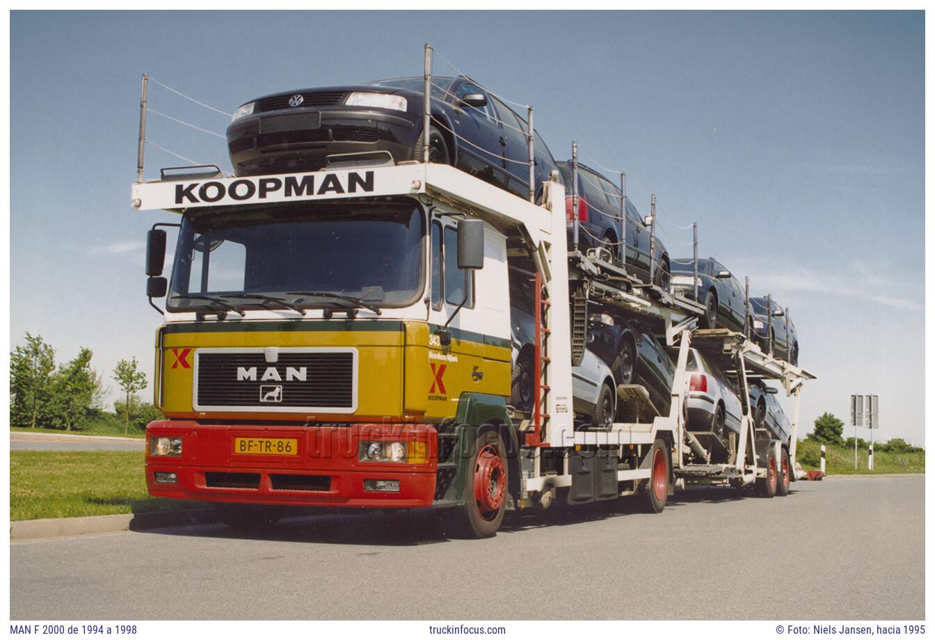 MAN F 2000 de 1994 a 1998 Foto hacia 1995