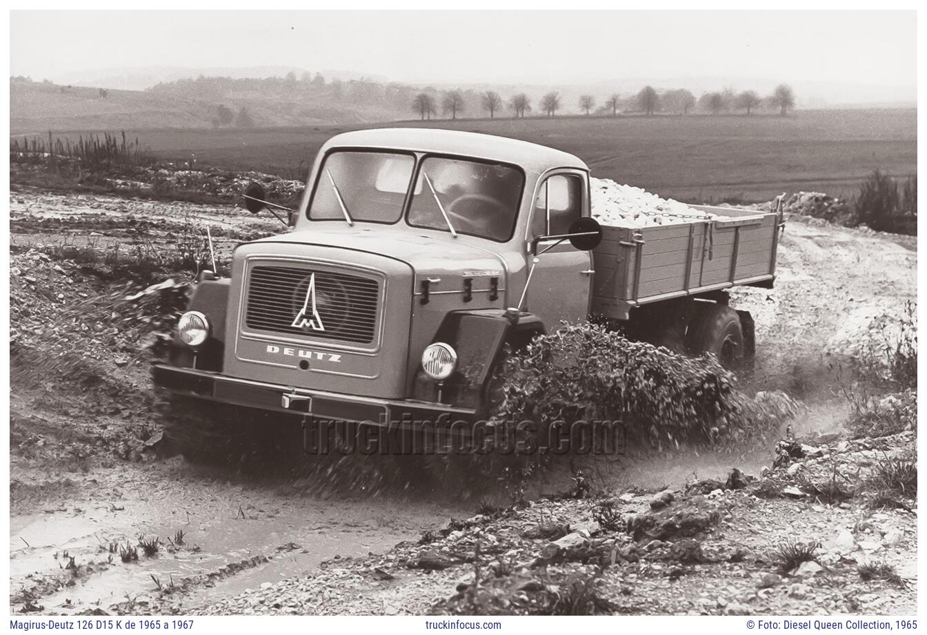 Magirus-Deutz 126 D15 K de 1965 a 1967 Foto 1965