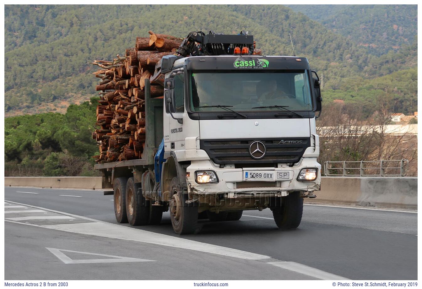 Mercedes Actros 2 B from 2003 Photo February 2019