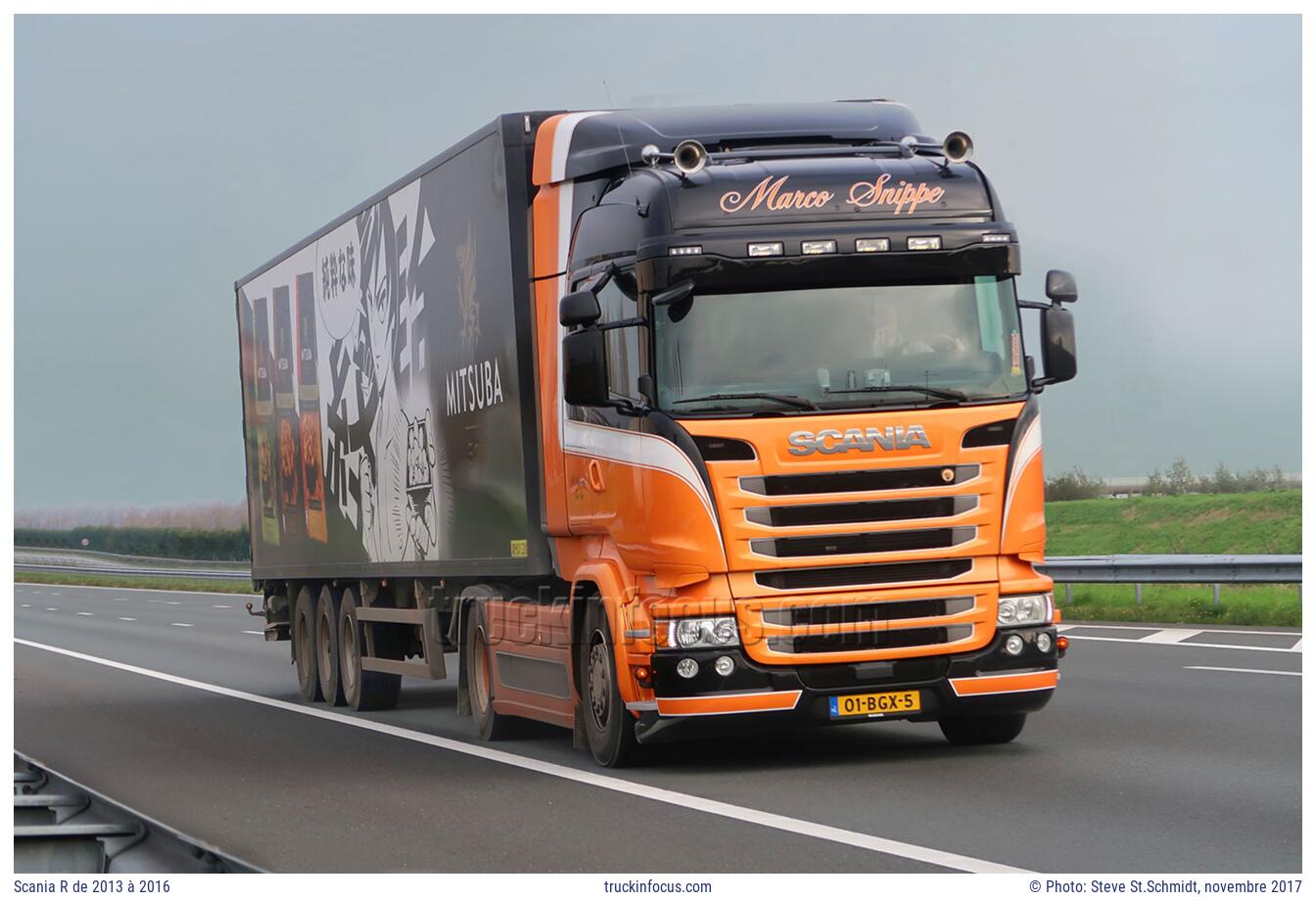 Scania R de 2013 à 2016 Photo novembre 2017