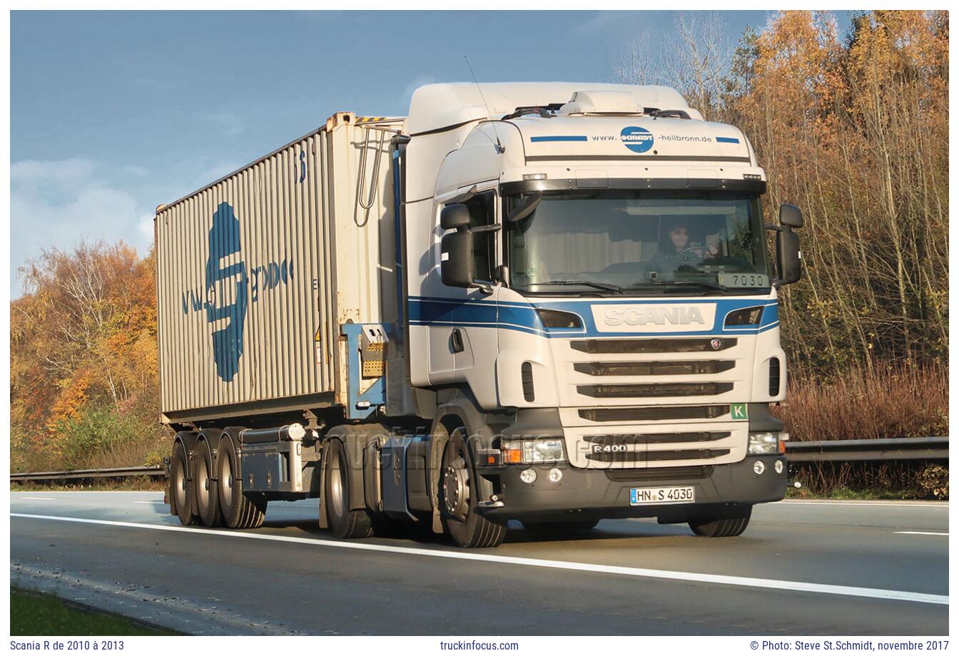 Scania R de 2010 à 2013 Photo novembre 2017