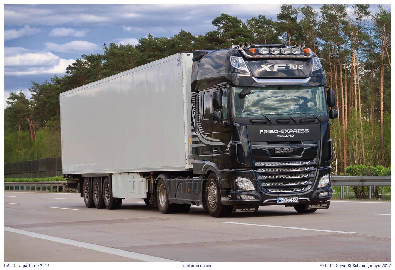 DAF XF a partir de 2017 Foto mayo 2022