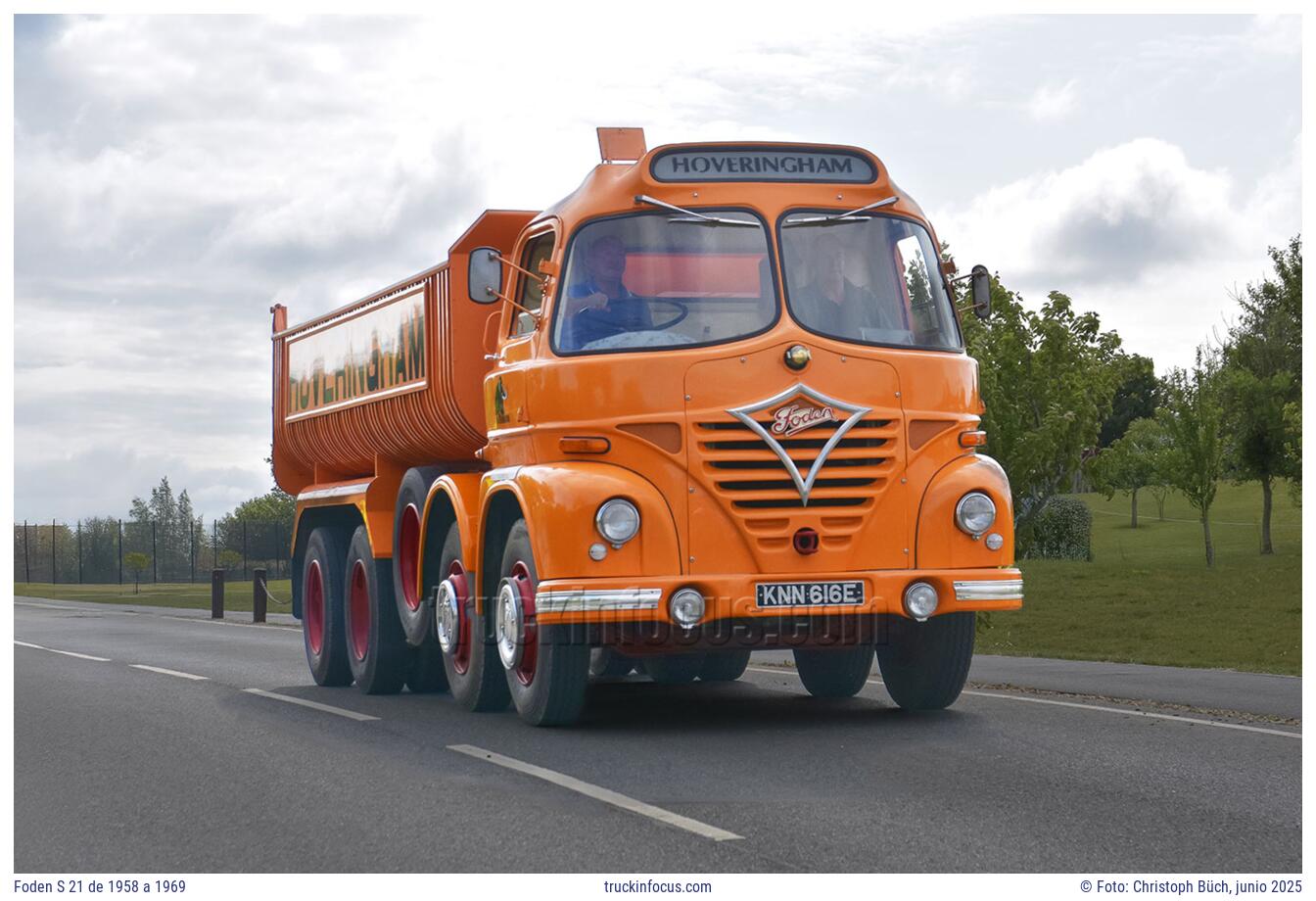 Foden S 21 de 1958 a 1969 Foto junio 2025