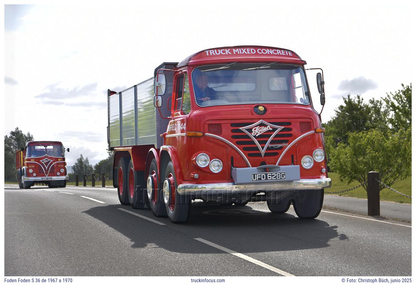 Foden Foden S 36 de 1967 a 1970 Foto junio 2025