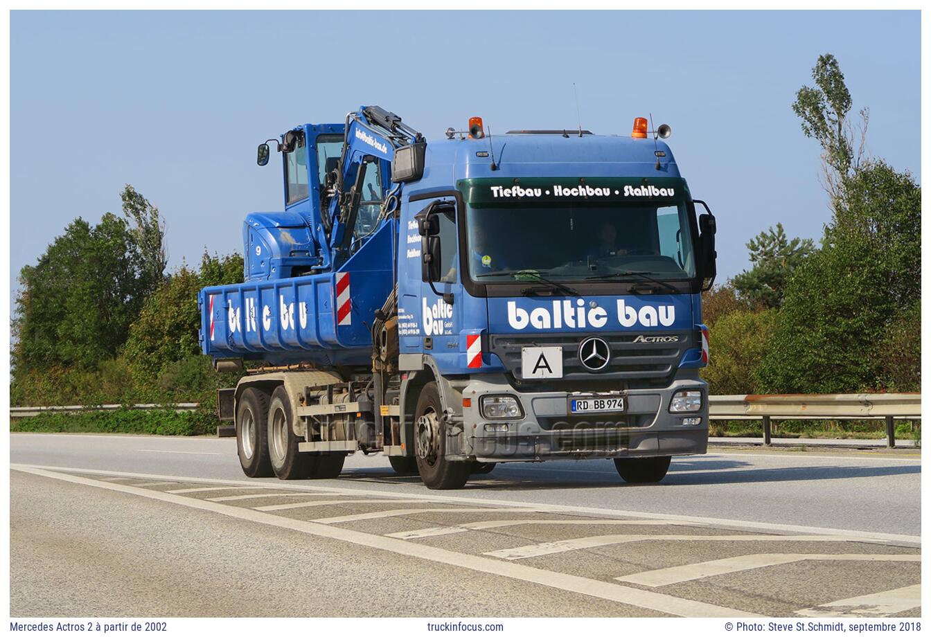 Mercedes Actros 2 à partir de 2002 Photo septembre 2018