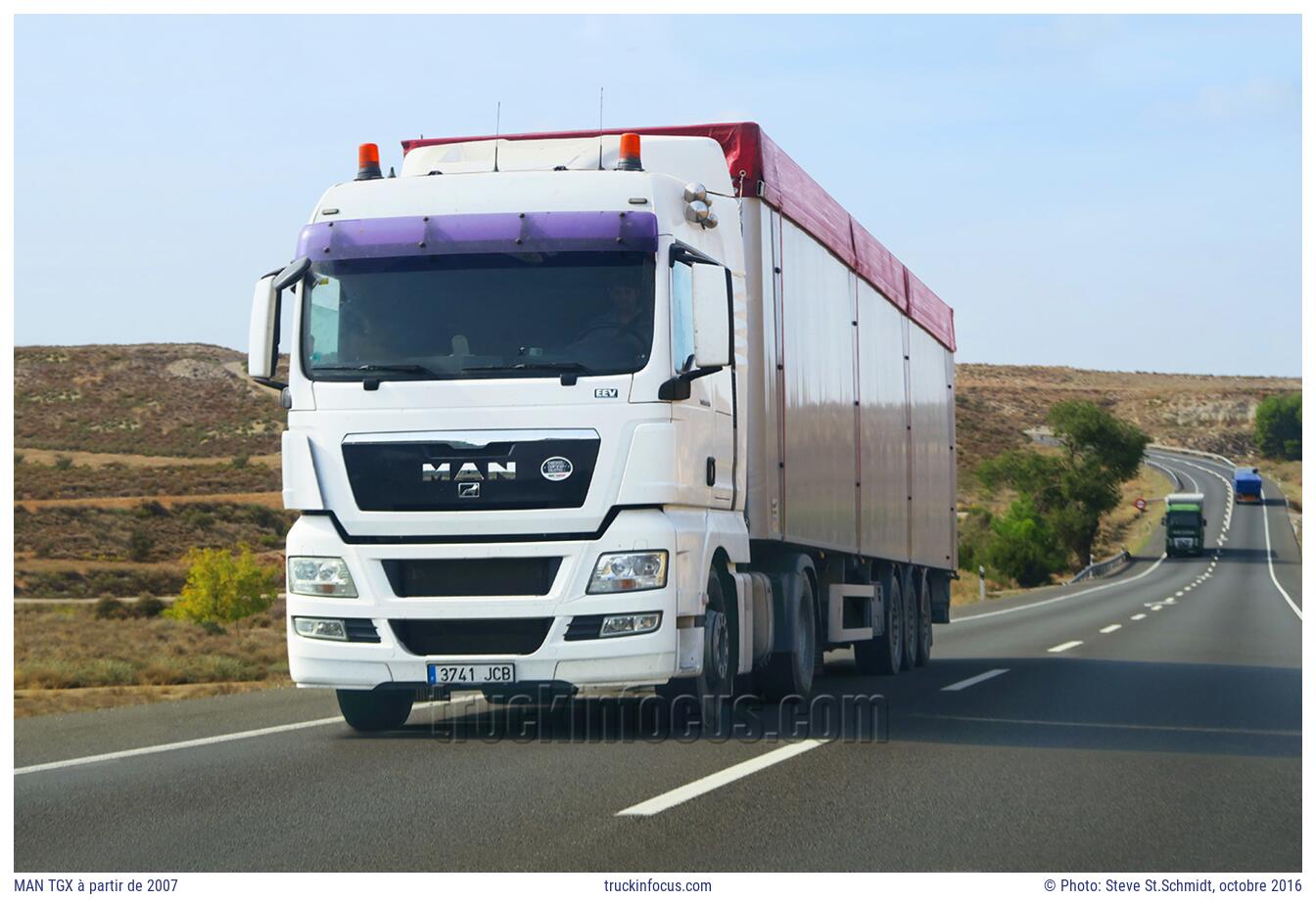 MAN TGX à partir de 2007 Photo octobre 2016