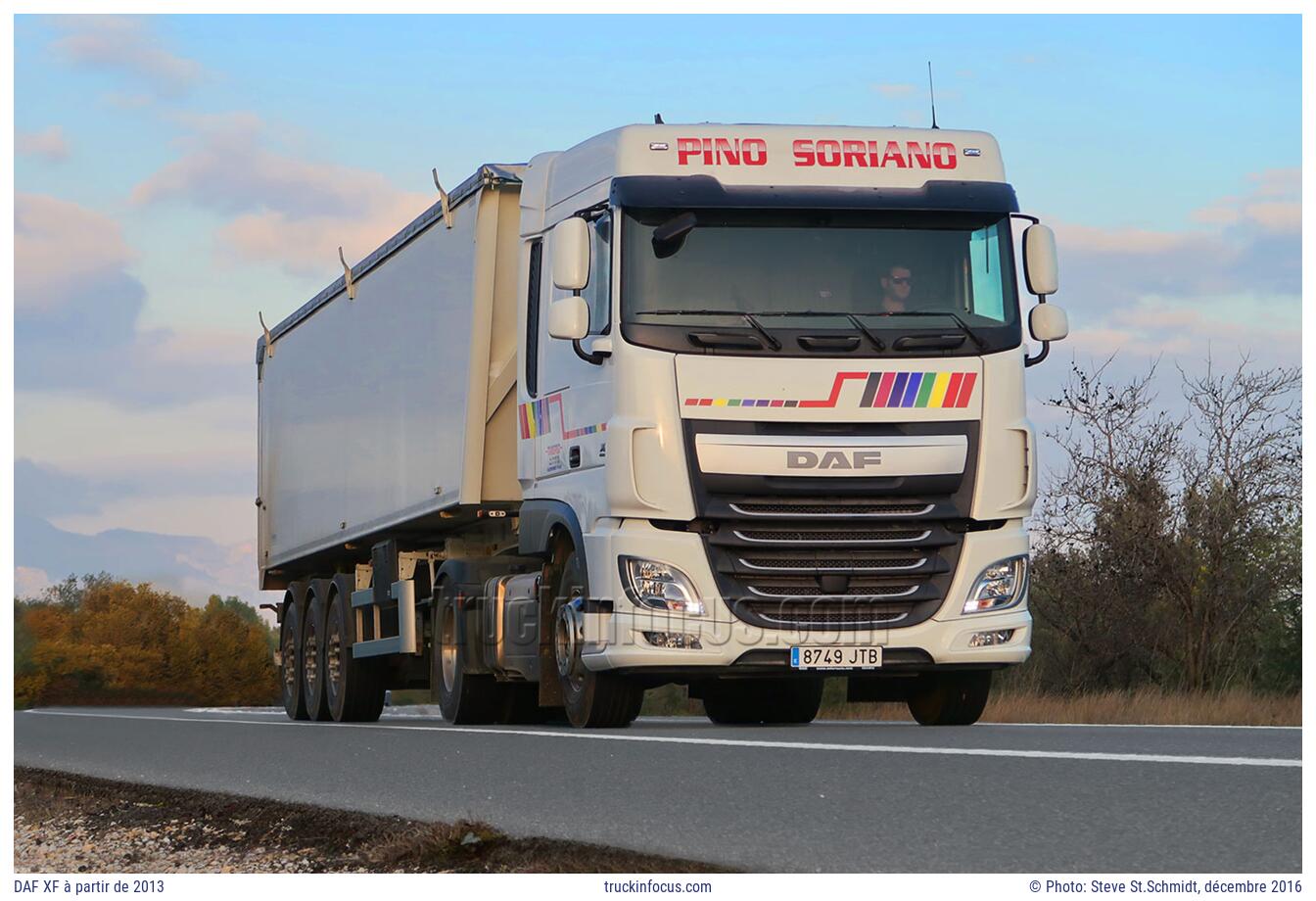 DAF XF à partir de 2013 Photo décembre 2016