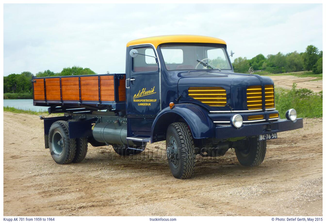 Krupp AK 701 from 1959 to 1964 Photo May 2015