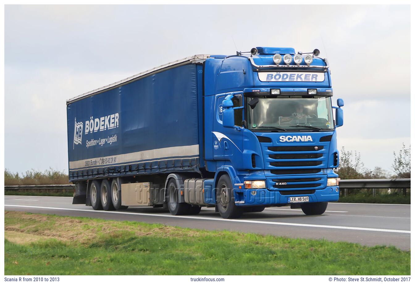 Scania R from 2010 to 2013 Photo October 2017