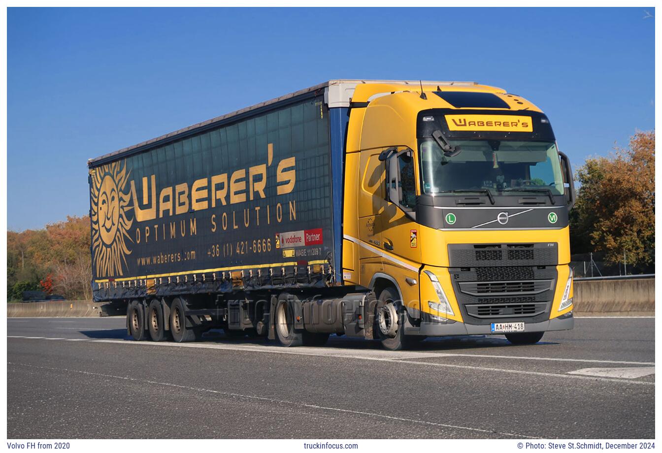 Volvo FH from 2020 Photo December 2024