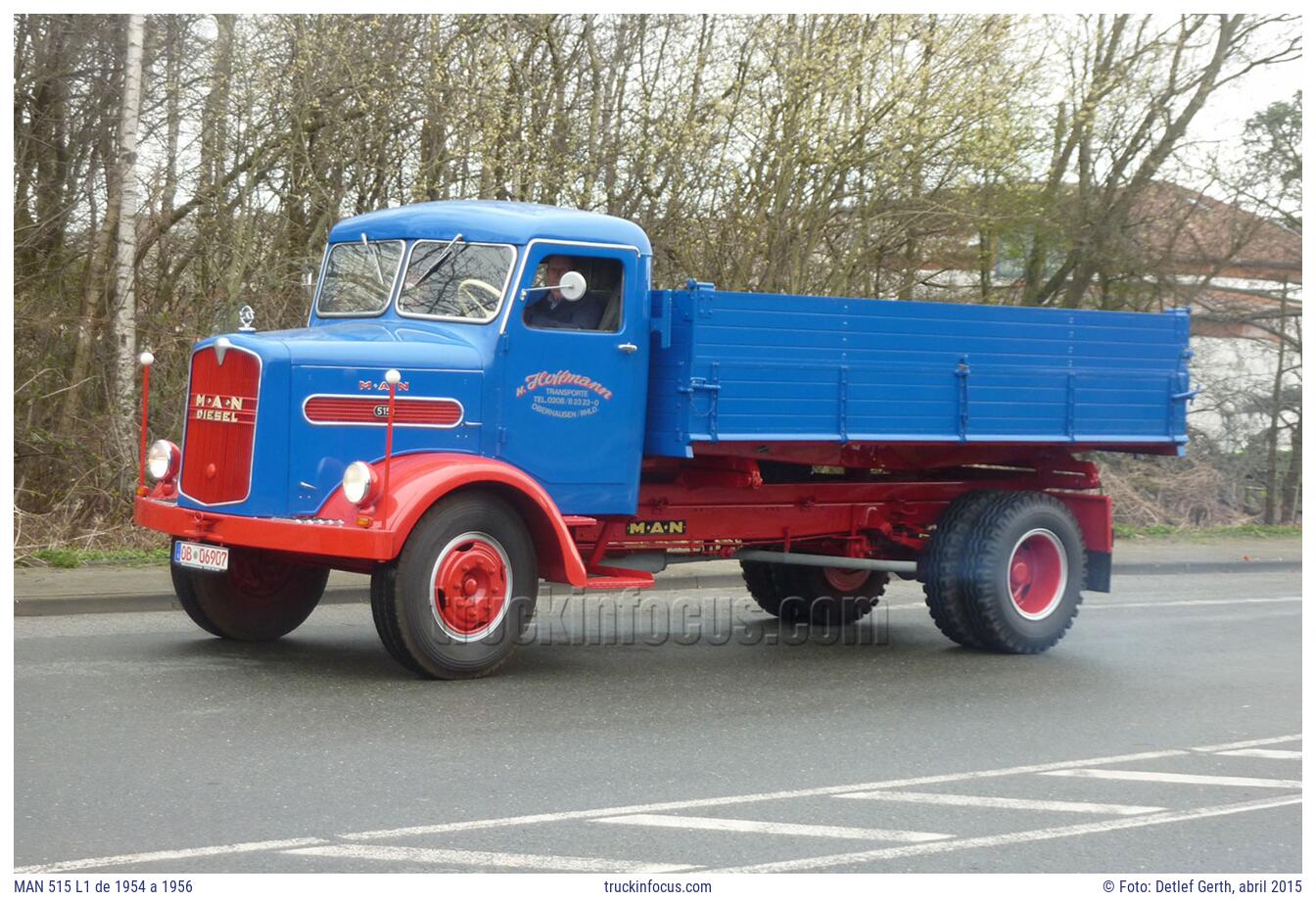 MAN 515 L1 de 1954 a 1956 Foto abril 2015