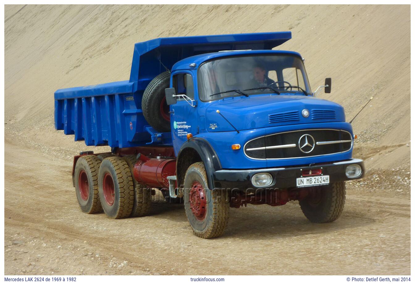 Mercedes LAK 2624 de 1969 à 1982 Photo mai 2014